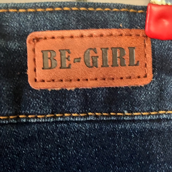 Dark Blue Denim Pencil Skirt - Picture 7 of 9